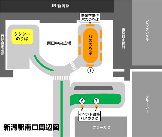 交通アクセス バス タクシー 新潟市産業振興センター